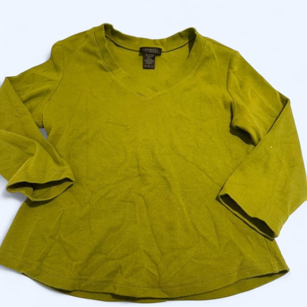 Express Green long sleeve top